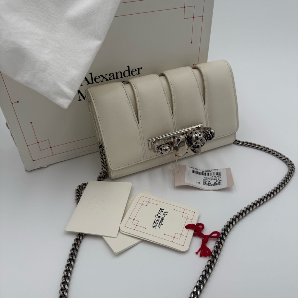 Alexander McQueen white Shoulder Bag